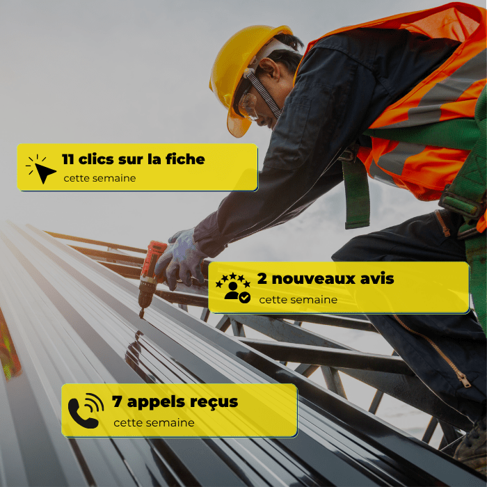 artisan recevant plus d'appels, d'avis clients et de clics sur sa fiche grâce à une fiche Page Jaunes optimisée par Scorpio Media